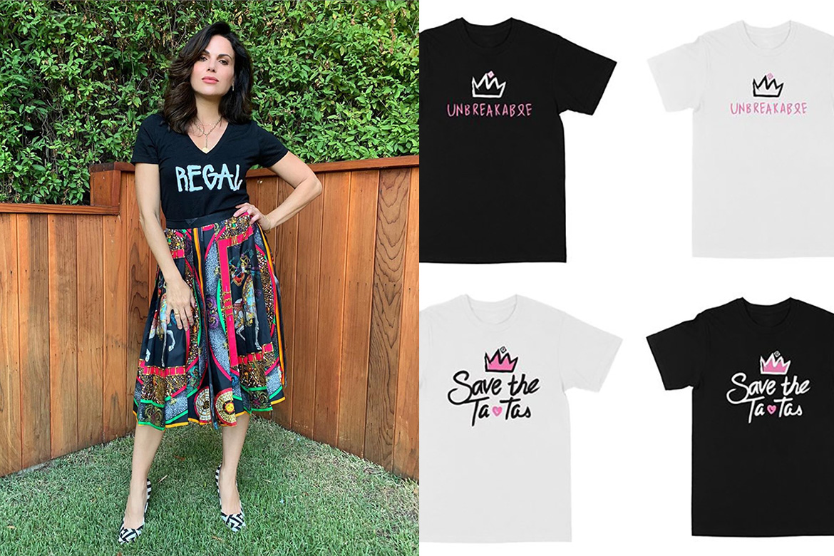 Lana Parrilla for October Breast Cancer Awareness Month